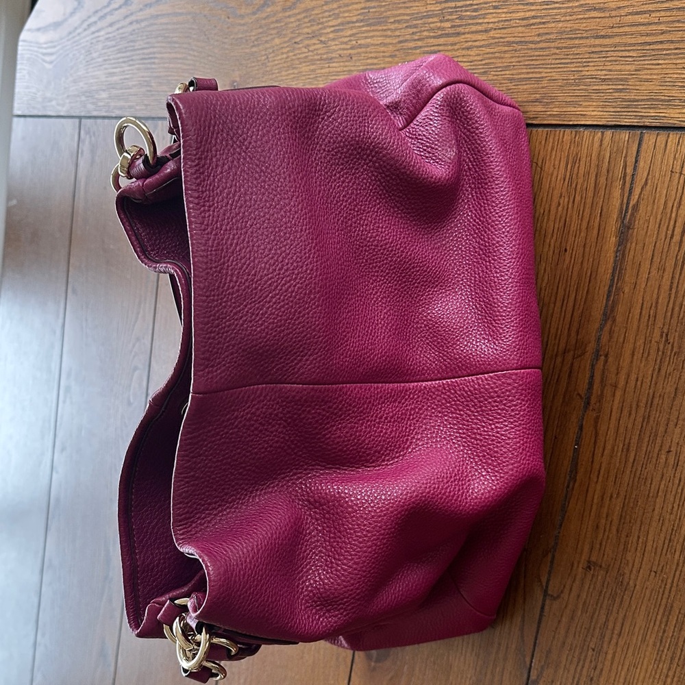 Coach Rich Burgundy Shoulder Bag